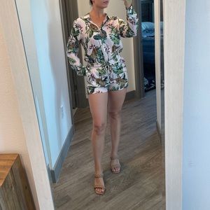 Jungle Print Short and Shirt Set
